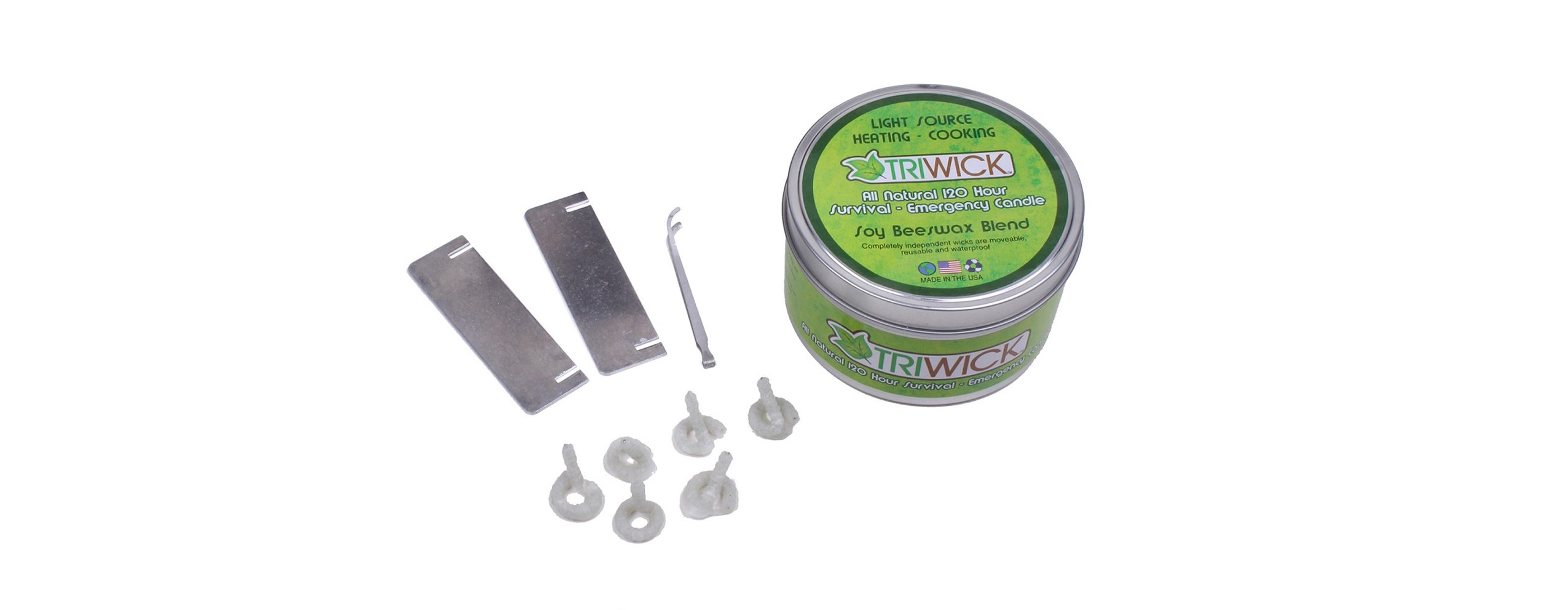 Triwick 120 Hour Survival Candle & Camping Stove SAB صاب